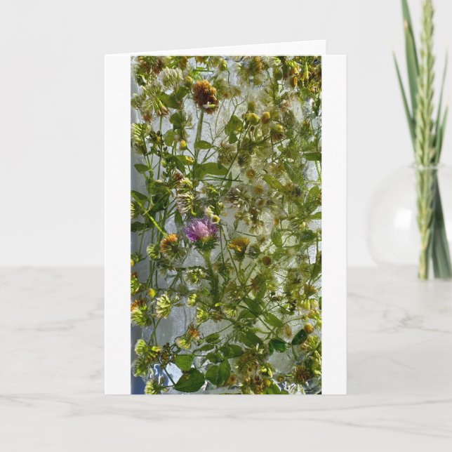 Tarjeta Tístago y trébol picado, (Anverso)