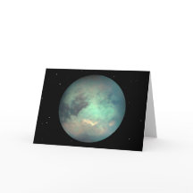 Titán de la luna del planeta Saturno