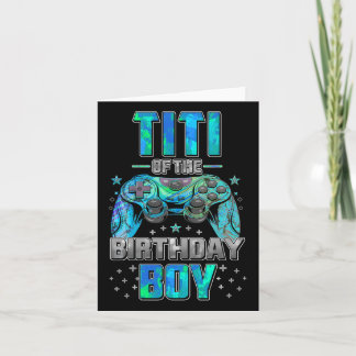 Tarjeta Titi Del Nacimiento Del Niño Que Coincide Con El N