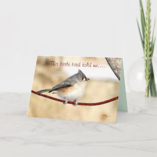 Tarjeta Titmouse para cualquier ocasión