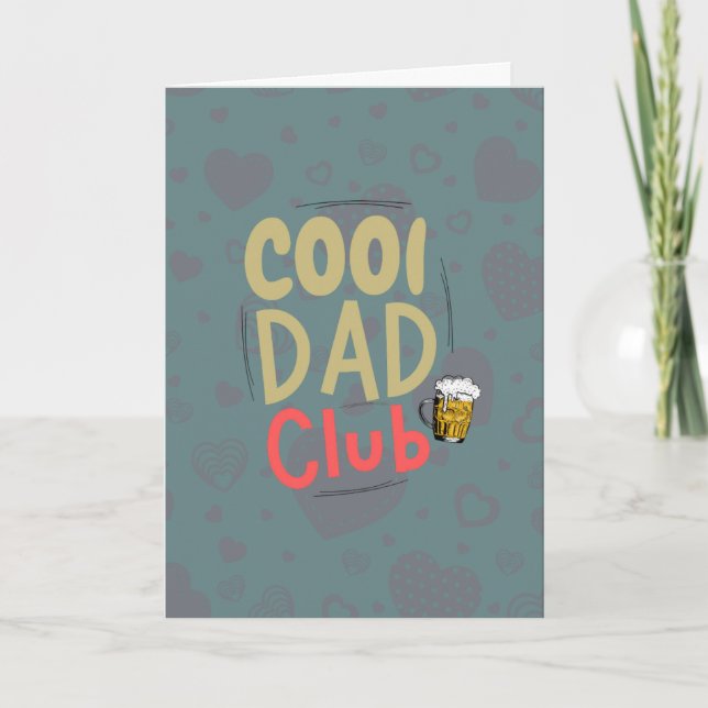Tarjeta To the Coolest Dad – Fun Father’s Day Greetings  (Anverso)