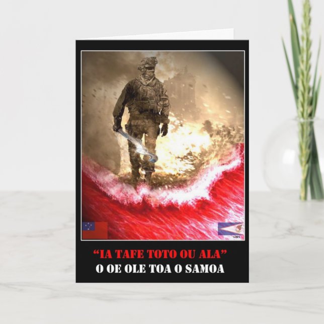 Tarjeta Toa o Samoa (Anverso)