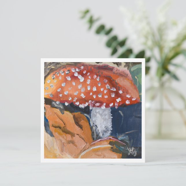 Tarjeta Toad Stool (Anverso de pie)
