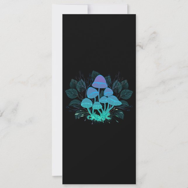 Tarjeta Toadstools en Bushes (Anverso)