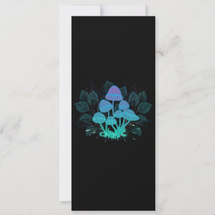 Tarjeta Toadstools en Bushes