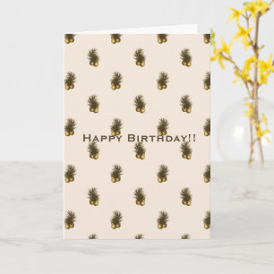 Tarjeta Toalla de té de cocina botánica dorada elegante Tr
