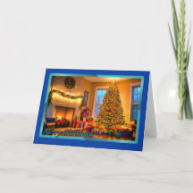 Toasty Livingroom Navidades Card