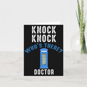 Tarjeta Toca Toca Quién Está_ Doctor Gracioso Toca Quién