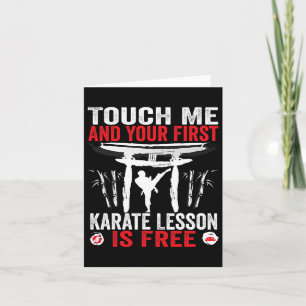 Tarjeta Tócame y tu primera lección de karate es gratis