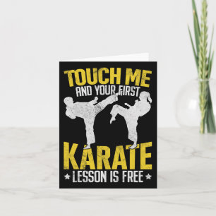 Tarjeta Tócame y tu primera lección de karate es gratis Ma