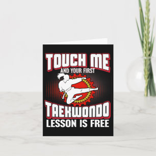 Tarjeta Tócame y tu primera lección de Taekwondo es gratis
