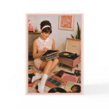 Tocar discos "¡Eres vintage!" Cumpleaños divertido