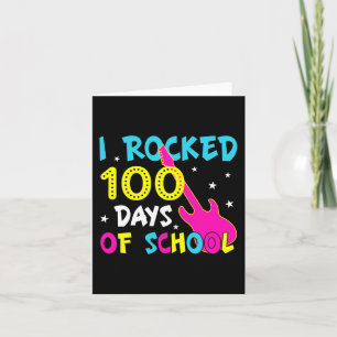 Tarjeta Tocé 100 Días De Música De Guitarra En La Escuela 