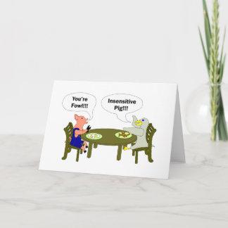 Tarjeta Tocino y aniversario de los huevos