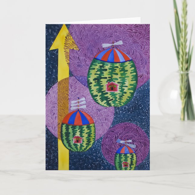 Tarjeta Toda la buena sandía va al cielo (Anverso)