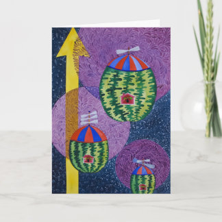 Tarjeta Toda la buena sandía va al cielo