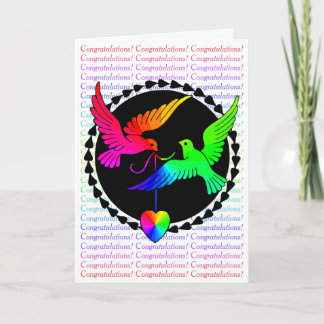 Tarjeta Toda la carta de felicitaciones a los gays del arc