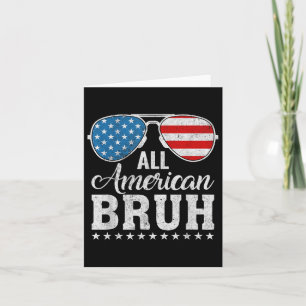 Tarjeta Toda la familia norteamericana de Bruh Matching Pa