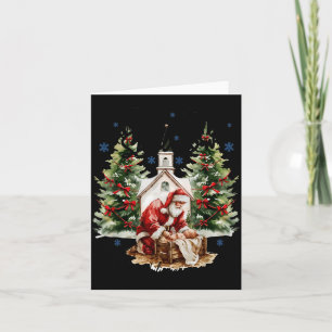 Tarjeta Toda Rodilla Se Doblará Religioso Cristiano Santa 