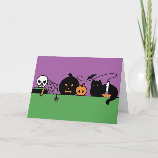 Tarjeta Todavía de Halloween vida (Anverso)
