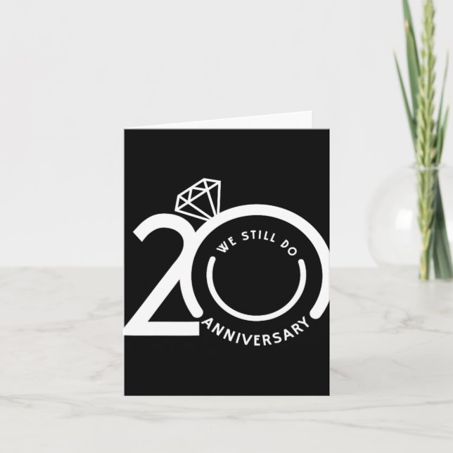 Tarjeta Todavía hacemos 20 años - 20 años del Boda T- (Anverso)