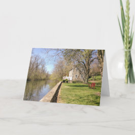 Tarjeta Todavía la casa a principios de la primavera