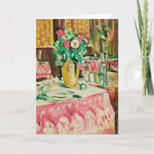 Tarjeta Todavía la vida con los Rosas   George Leslie Hunt