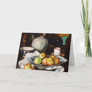 Tarjeta Todavía la vida, manzanas y jabón   Samuel John Pe