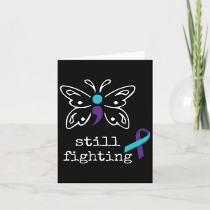 Tarjeta Todavía luchando - El obsequio de semicolón para l