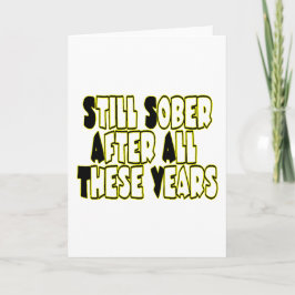 Tarjeta Todavía Sobrio