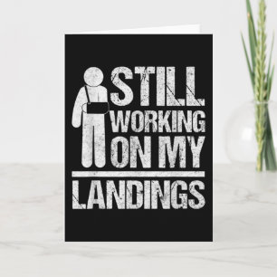Tarjeta Todavía trabajando en mis aterrizajes se rompen mu