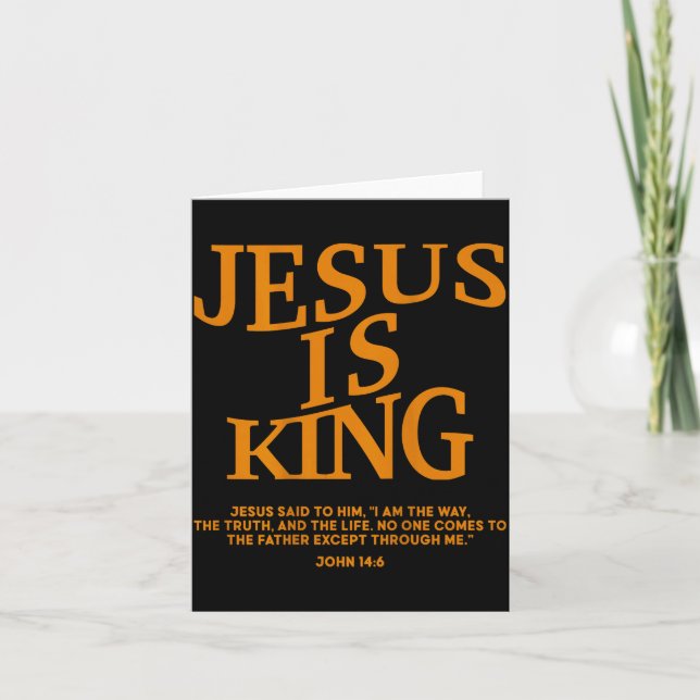 Tarjeta Toddler Boy Jesus Is King Camo Christian God Son S (Anverso)