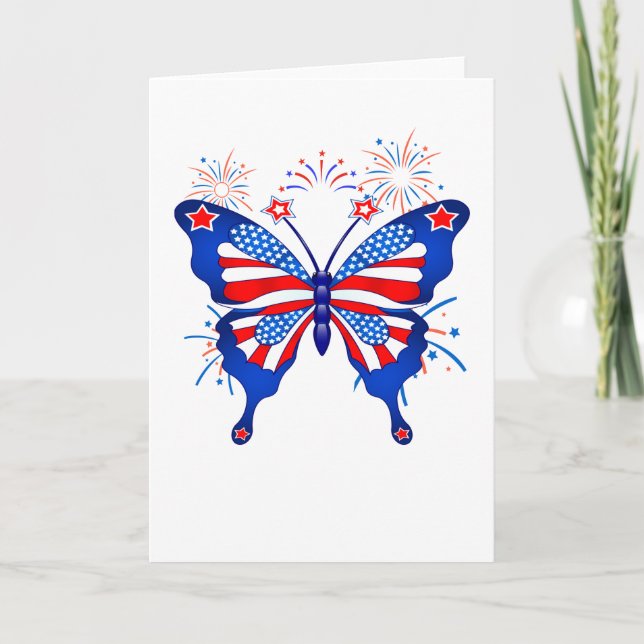 Tarjeta Todo americano el 4 de julio (Anverso)
