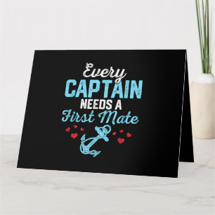 Tarjeta Todo capitán necesita un primer oficial
