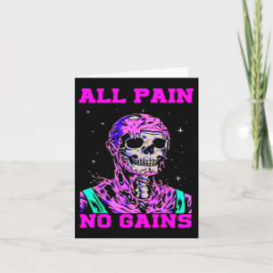 Tarjeta Todo Dolor Sin Ganancias Fitness Halterofilia Body