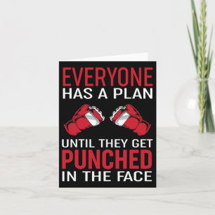 Tarjeta Todo El Mundo Tiene Un Plan Hasta Que Se Los Empuj