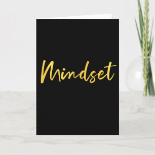 Tarjeta Todo Es Mentalidad Inspiracional Mente Motivación