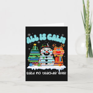 Tarjeta Todo está tranquilo dijo algún maestro alguna vez 