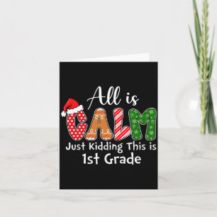 Tarjeta Todo está tranquilo, solo bromeo, esto es preppy d