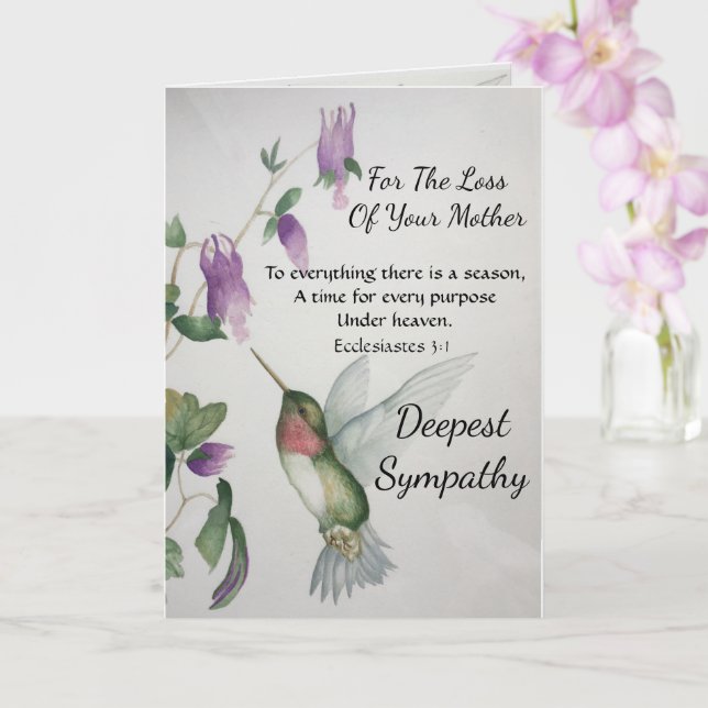 Tarjeta Todo Hay Una Temporada De Simpatía Por La Madre (Orquídea)