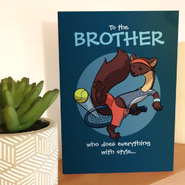 Tarjeta Todo hecho con un Personalizado de tenis tramposo