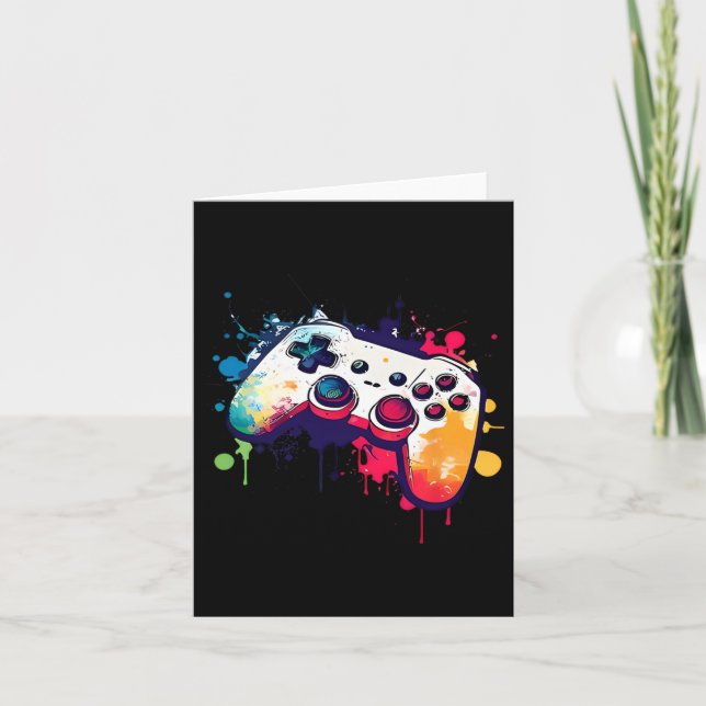 Tarjeta Todo lo que el videojuego controlador de videojueg (Anverso)