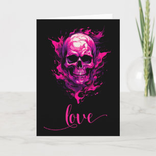 Tarjeta Todo lo que necesitas es amor púrpura y rockea en 