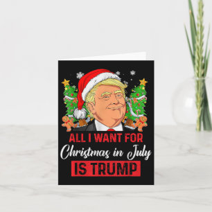 Tarjeta Todo Lo Que Quiero De Los Navidades En Julio Es Tr