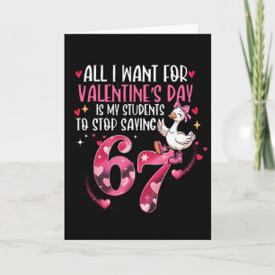 Tarjeta Todo lo que quiero para el Día de San Valentín es 