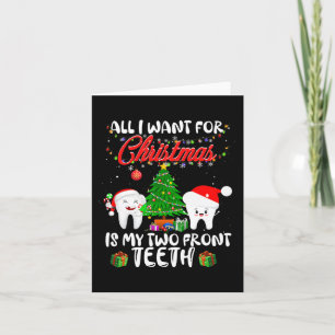Tarjeta Todo lo que quiero para los Navidades es mi divers