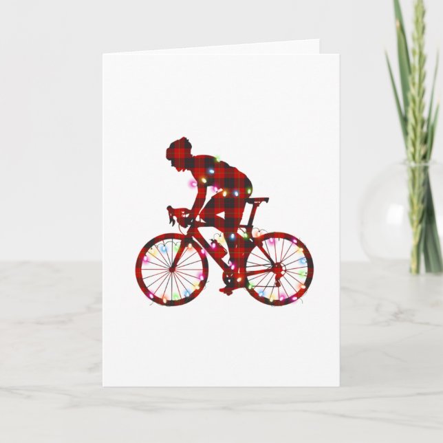 Tarjeta todo lo que quiero para los navidades es una bicic (Anverso)