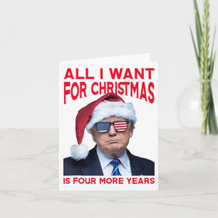 Tarjeta Todo Lo Que Quiero Para Los Navidades Son Cuatro A