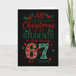 Tarjeta Todo lo que quiero para Navidad es que mis estudia