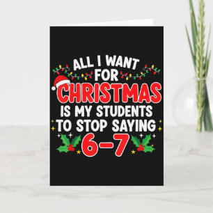 Tarjeta Todo lo que Quiero para Navidad es que mis Estudia